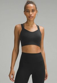 Like a Cloud Longline D/DD - Lengvai krūtinę prilaikanti sportinė liemenėlė - black