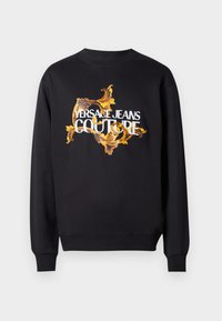 LOGO BAROQUE - Mikina - black/gold coloured