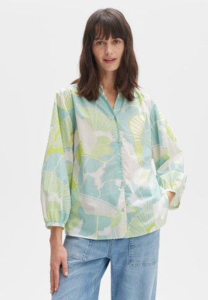 Opus FAOMI NATURE - Overhemdblouse - aloe green