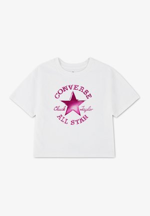 Converse, CHROME BOXY TEE - T-shirt imprimé - vintage white