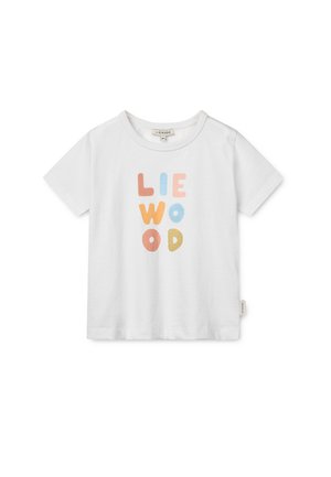 Liewood APIA PLACEMENT SHORTSLEEVE UNISEX - T-shirt imprimé - pale tuscany/crisp white