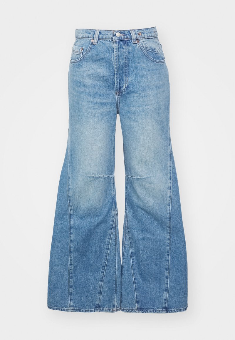 Free People Flared Jeans donkerblauw