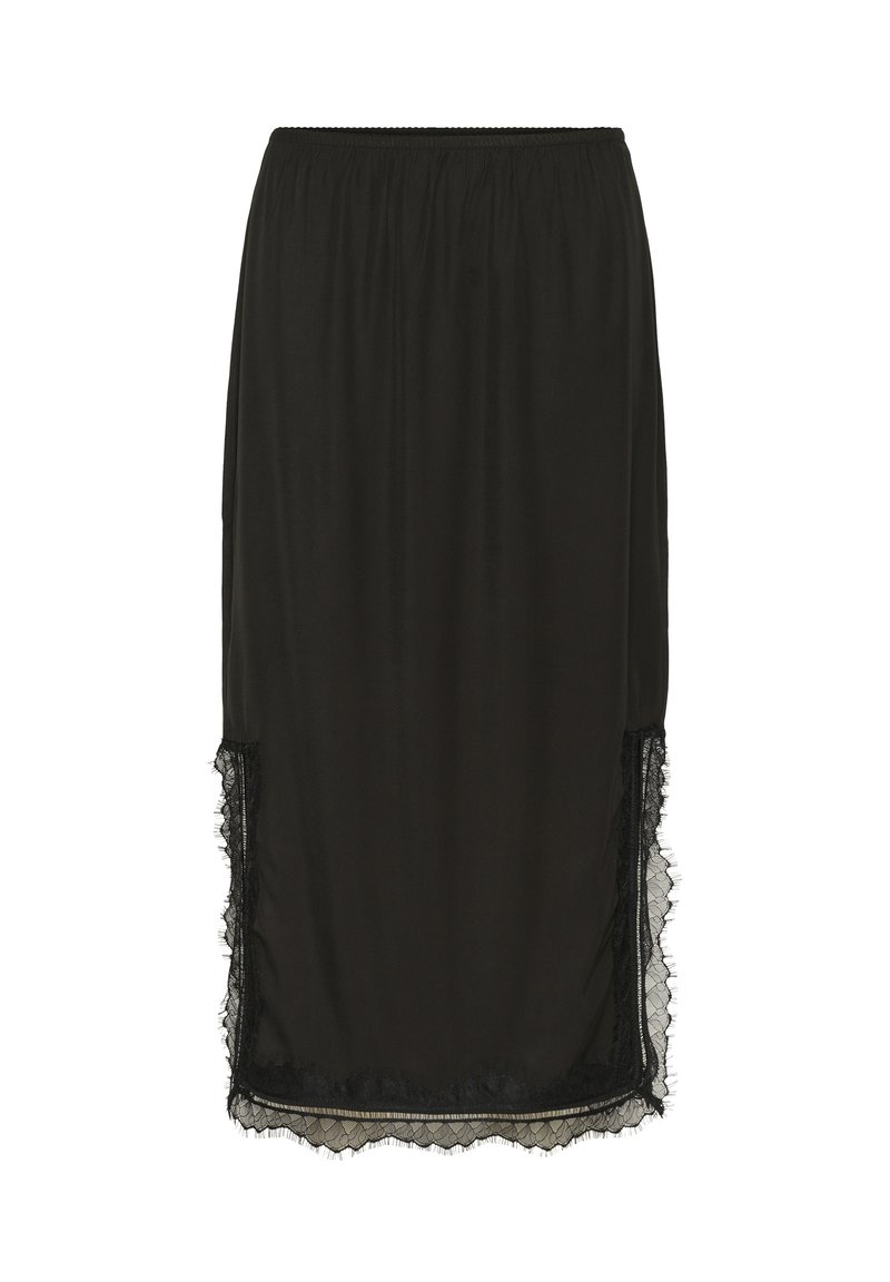 Azzaro Robe De Soirée Cocktail Sans Manches En Dentelle Florale Noire Longueur Genou Sz 38  438963