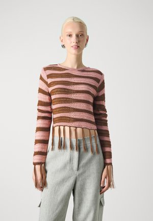 TERRACOTTA - Jumper - brown/pink