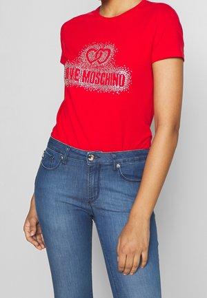 T-shirt con stampa - red