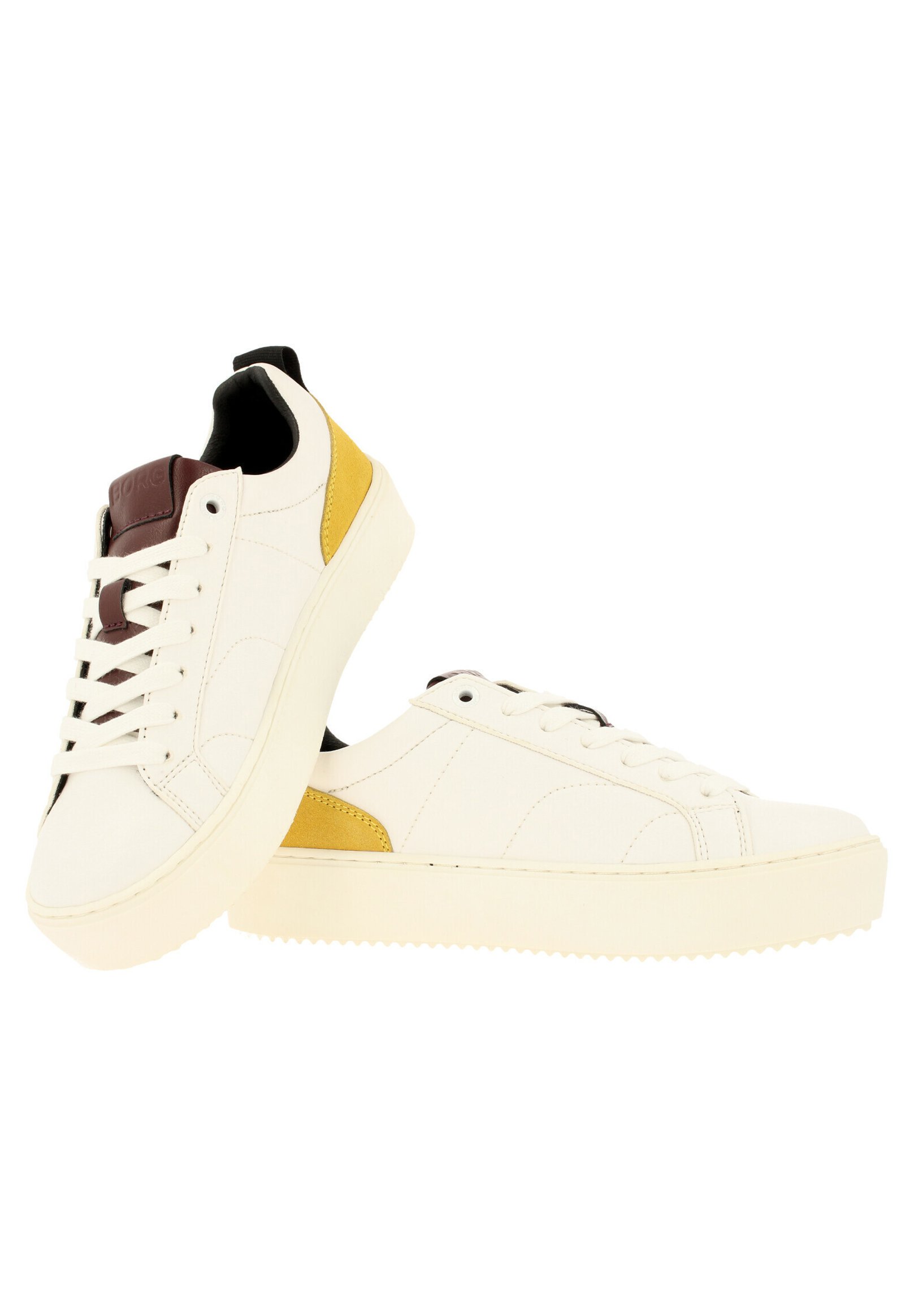 Björn Borg Sneakers laag - white-yellow/meerkleurig - Zalando.nl