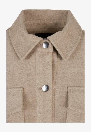 Urban Classics LADIES CLASSIC OVERSHIRT - Jas - lighttaupe
