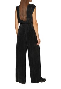 s.Oliver WIDE LEG - Trousers - schwarz