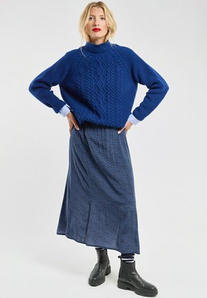 FEUILLAGE - Jupe trapèze - imprimé léo