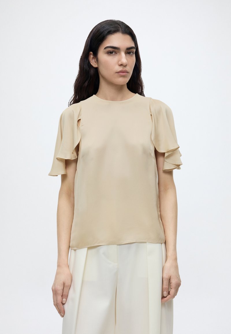 BOSS ILIZIA - Blouse - open beige