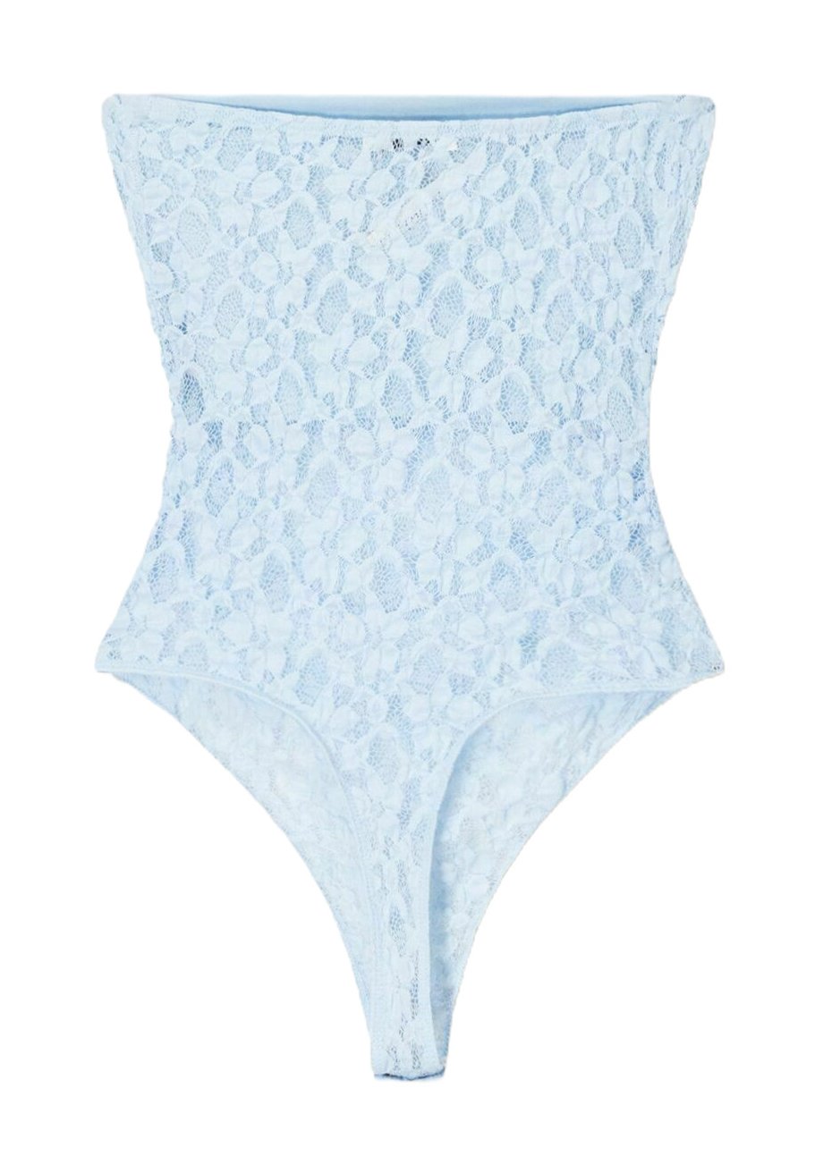 Bandeau neckline top