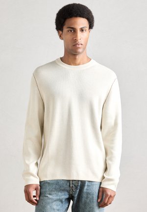 LONGSLEEVE CREW NECK - Pulóver - white blush