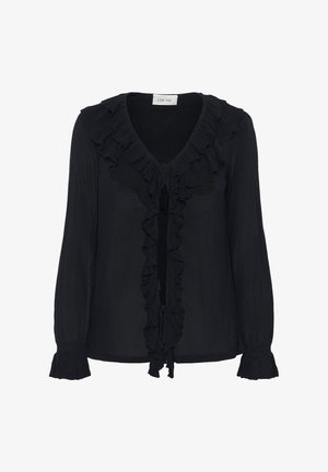 Cream MEZZINO - Gilet - pitch black