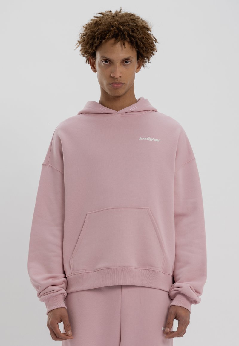 LOW LIGHTS STUDIOS® BASIC LOGO HOODIE - Sweatshirt - pink