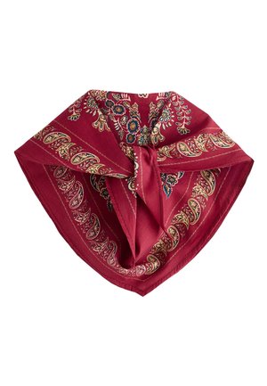 Next PRINTED NECK TIE . - Tørklæde / Halstørklæder - rust brown bandana