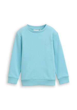 BASIC MIT PRINT - Sweater - elixir blue