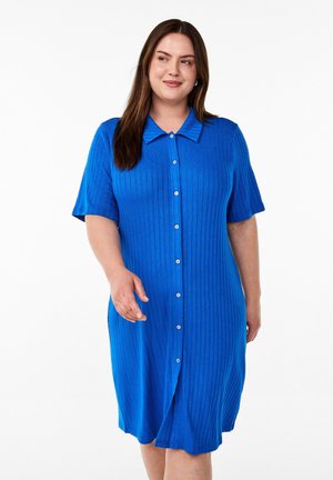 Shirt dress - daphne blue