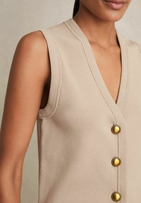 Reiss REGULAR FIT - GAIA THROUGH - Waistcoat - neutral