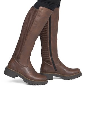 Rieker, RIEKER HOCHSCHAFTSTIEFEL 72657 - Høje støvler/ Støvler - brown