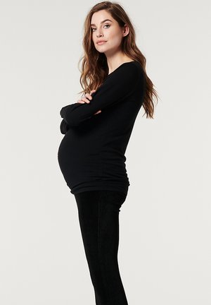 Long sleeved top - black