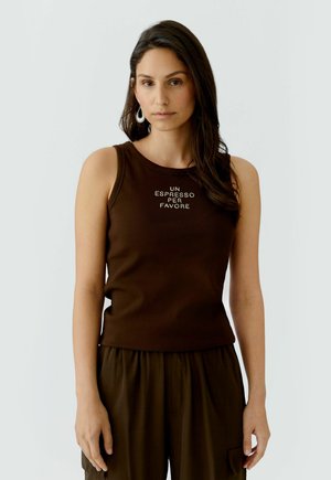 Oui TANK TOP - Débardeur - demitasse