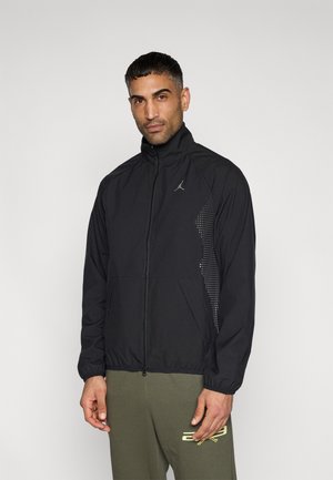 SPORT WARM UP JACKET - Tréningová bunda - black/metallic silver-coloured
