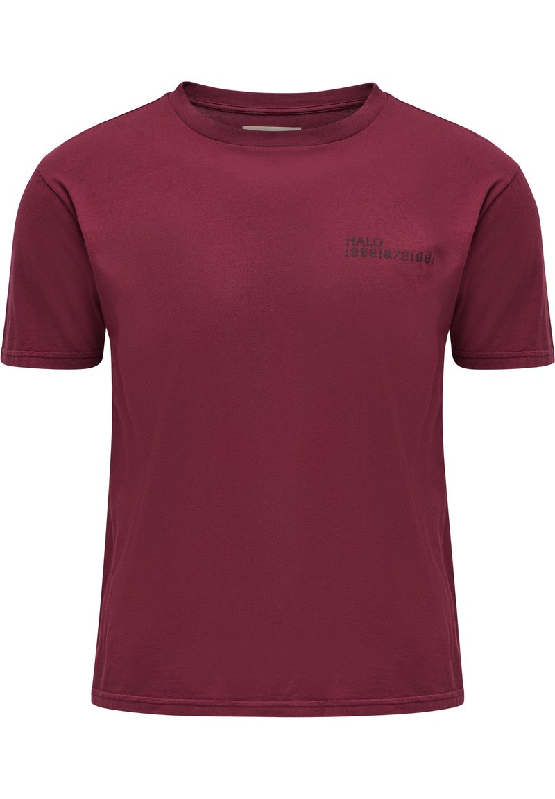 Halo T-shirt print bordeauxrood