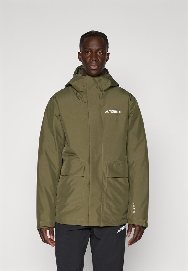 MULIT PADDING - Winter coat - olive strata