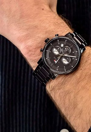 Tommy Hilfiger, CHRONO_EVAN_44MM - Cronógrafo - black