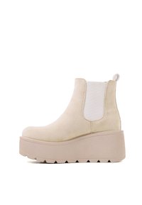 Queen Helena Stivaletti con la zeppa - beige