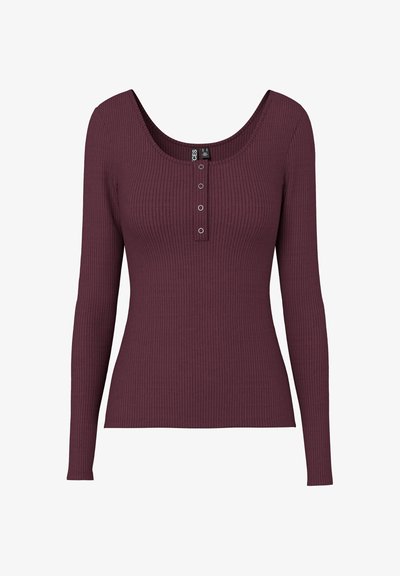 PCKITTE - T-shirt à manches longues - winetasting