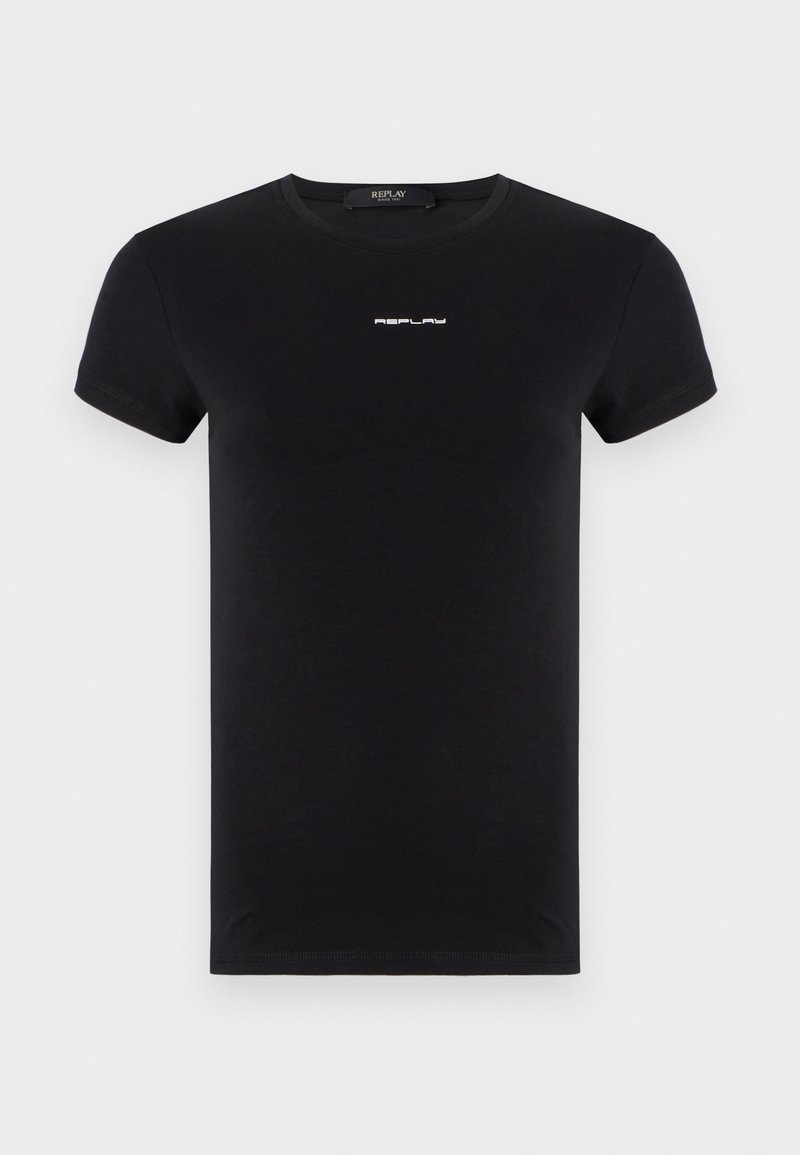 Replay T-shirt basic zwart Replay T-shirt basic zwart