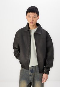 Brave Soul MATIAS - Μπουφάν από συνθετικό δέρμα - black