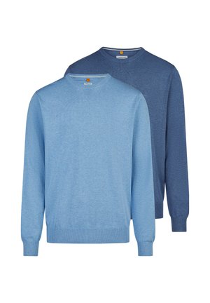 2 PACK - Strickpullover - blau/hellblau