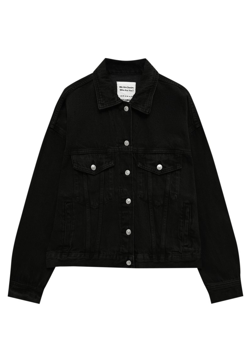 PULL&BEAR Spijkerjas zwart
