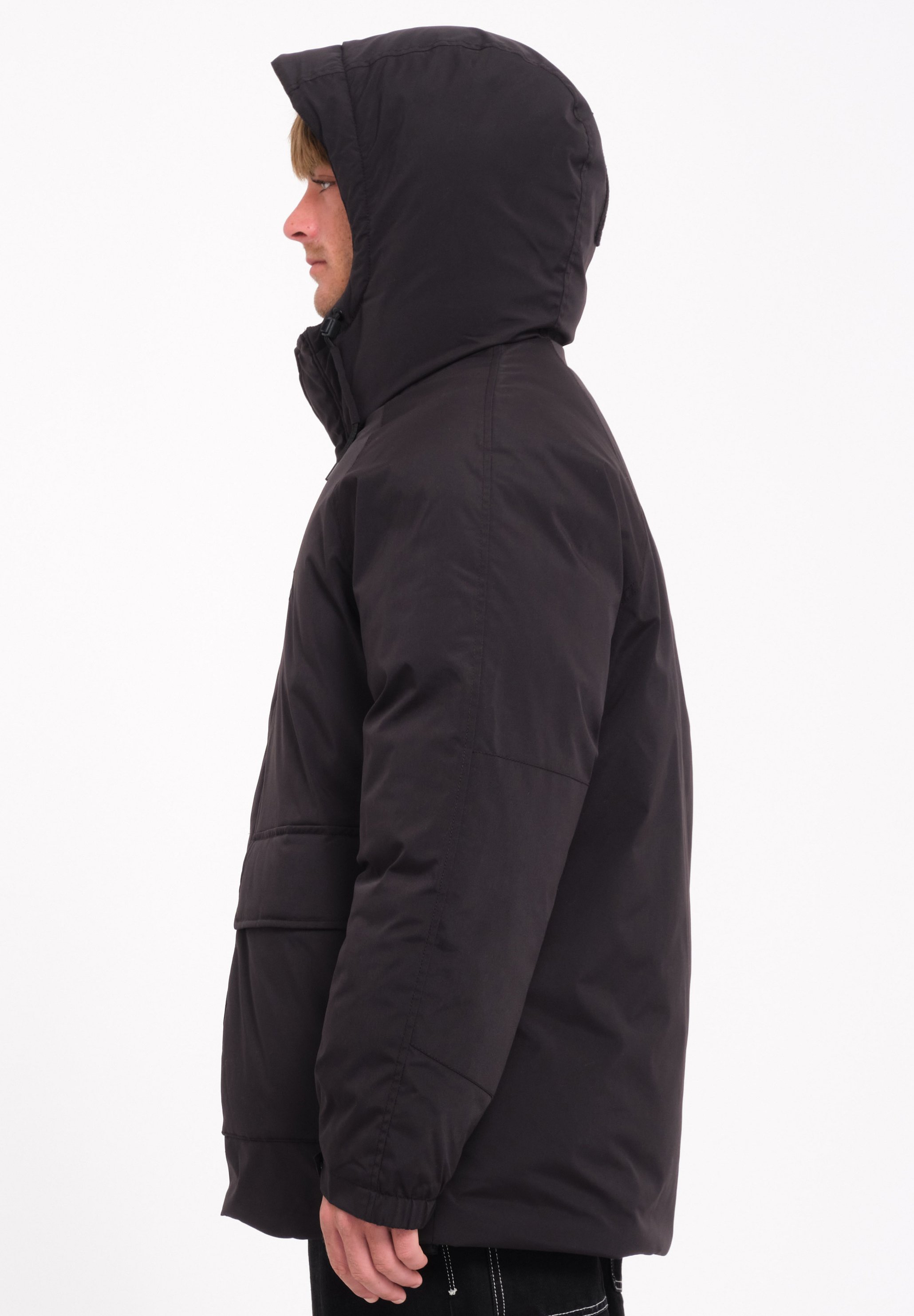 Volcom ブラック フード付きジャケット Volcom ブラック フード付きジャケット