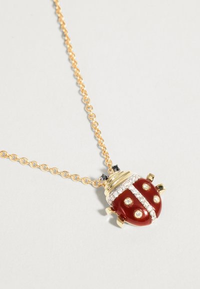 Yvonne Leon PENDENTIF MINI COCCINELLE - Κολιέ - yellow gold-coloured