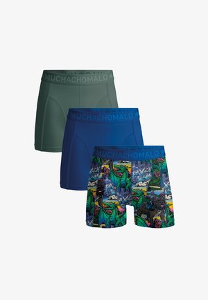 MUCHACHOMALO, 3-PACK - Boxershort - print blue grey