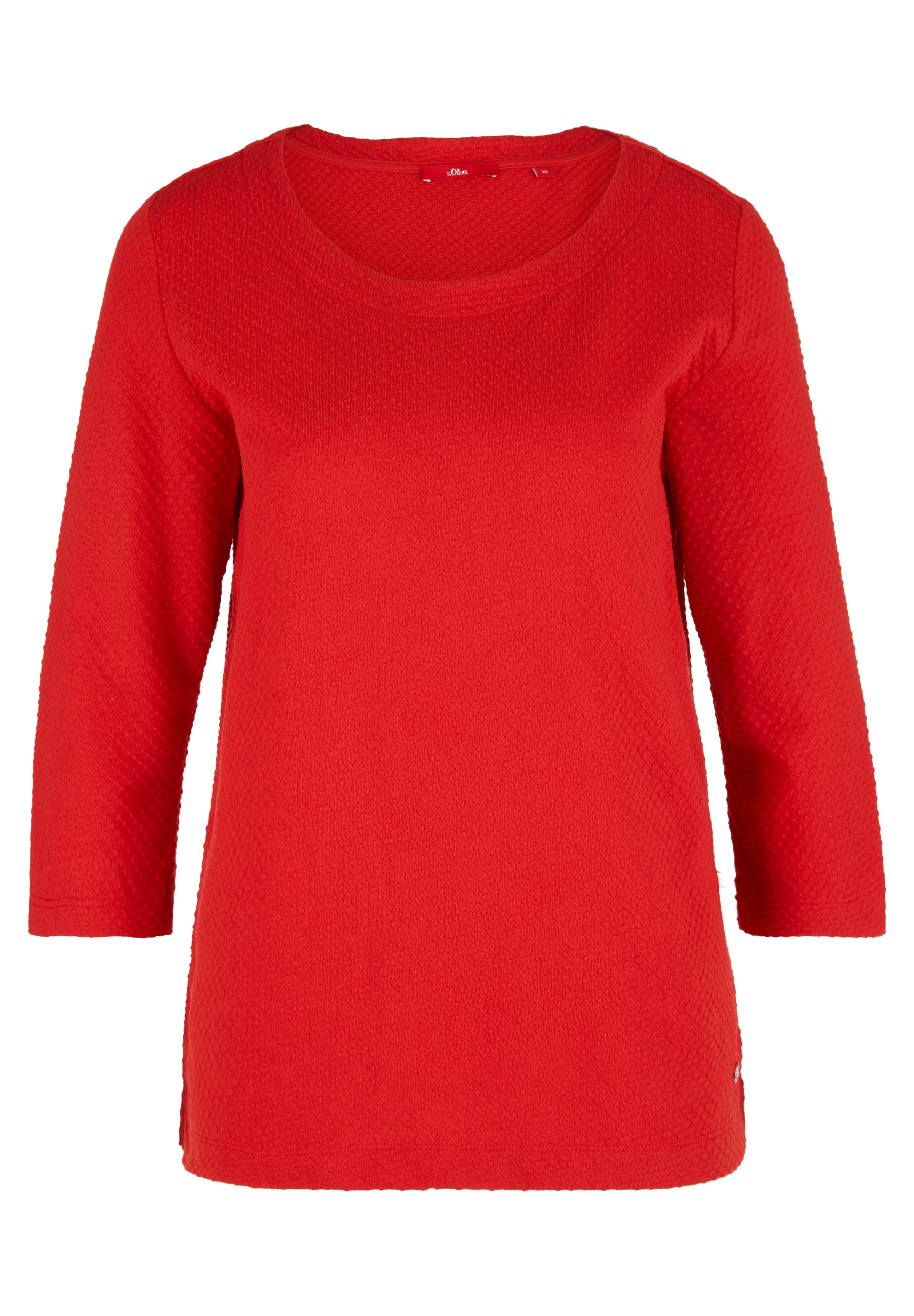 s.Oliver Longsleeve luminous red Zalando.nl s.Oliver LANGARM Vest luminous red Zalando.nl