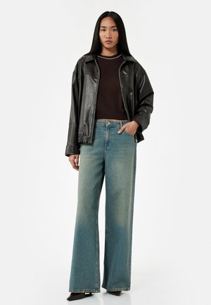 STRAIGHT  - Relaxed fit jeans - blue denim