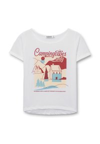 INSIDE Camiseta estampada - blanco