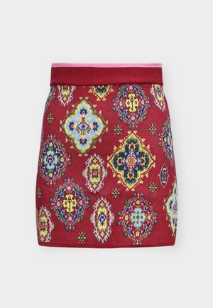 Never Fully Dressed, RED TILE JAKE SKIRT - Минипола - red