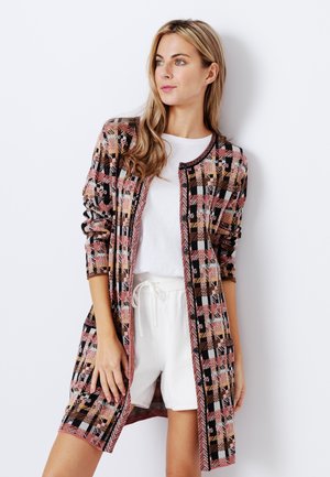 TARTAN - Gilet - chocolate
