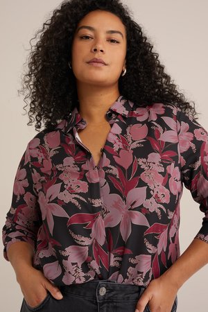 CURVE - Button-down blouse - dark purple