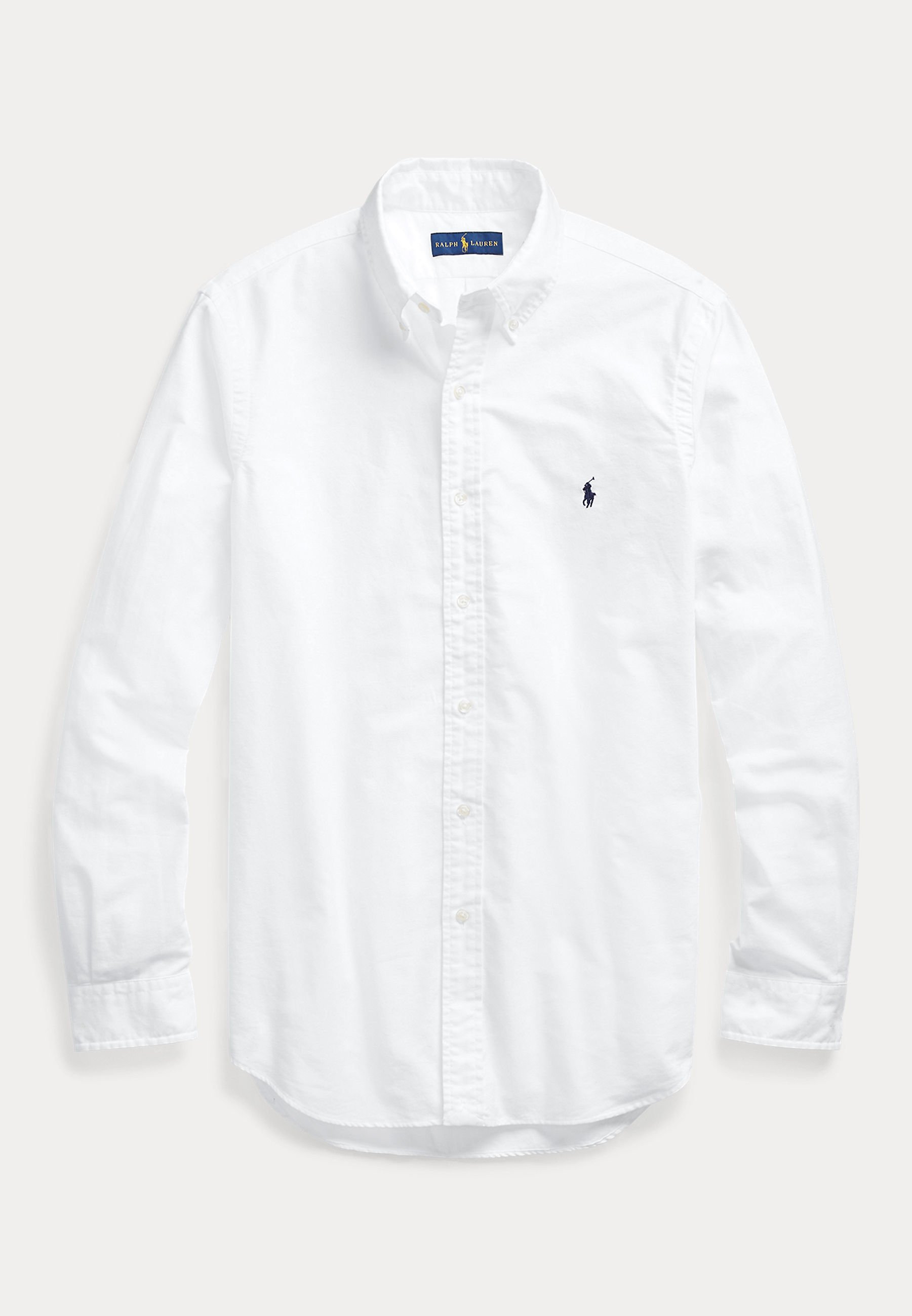 Polo Ralph Lauren SLIM FIT OXFORD SHIRT - Cămașă - white/alb