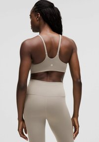 lululemon WUNDER TRAIN STRAPPY RACER C/D - Urheiluliivit: kevyt tuki - warm ash grey