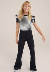 WE Fashion Camiseta estampada - black