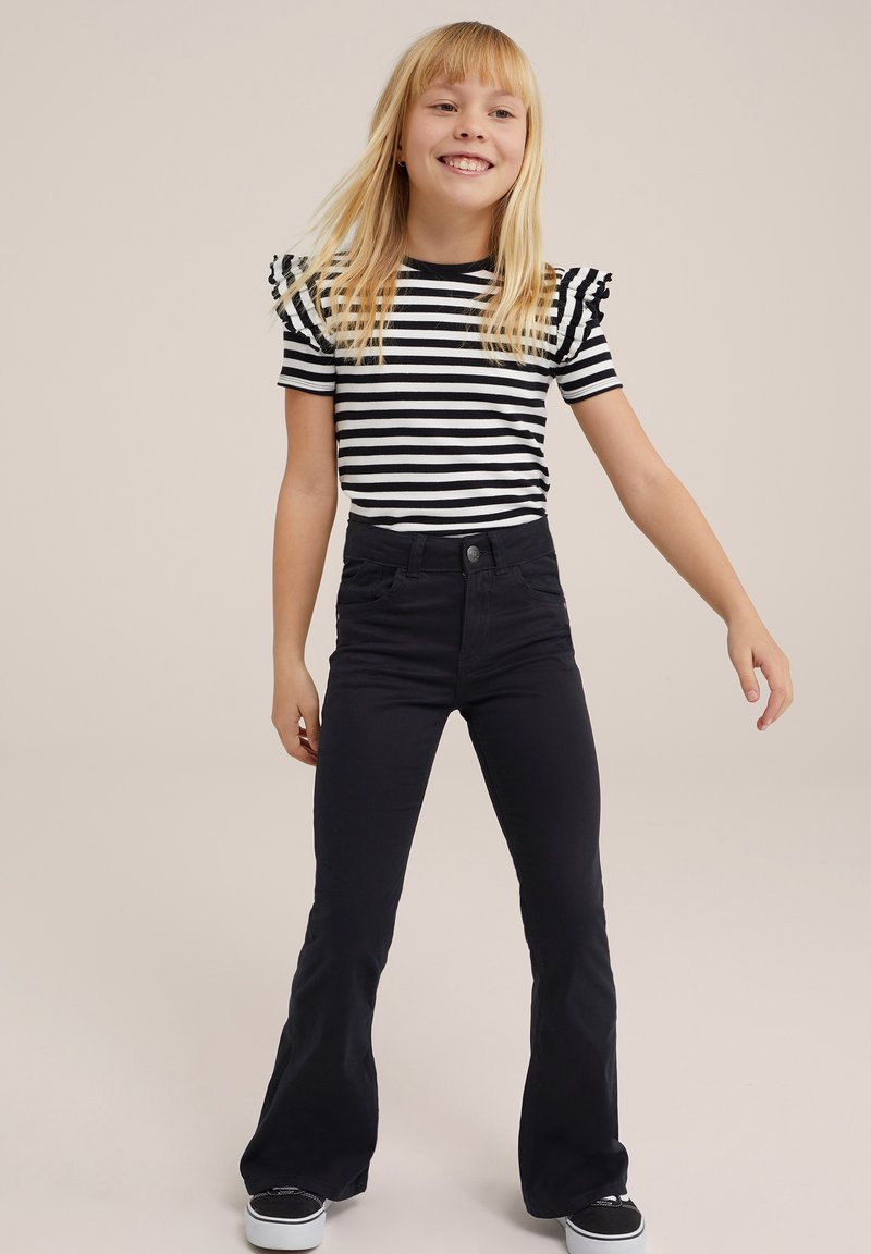 WE Fashion Camiseta estampada - black