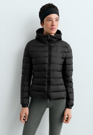 OYSHO, 100% DOWN PACKABLE PUFFER - Doudoune - black