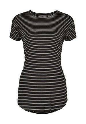 alife & kickin MALISA - KURZARM - Print T-shirt - black stripes